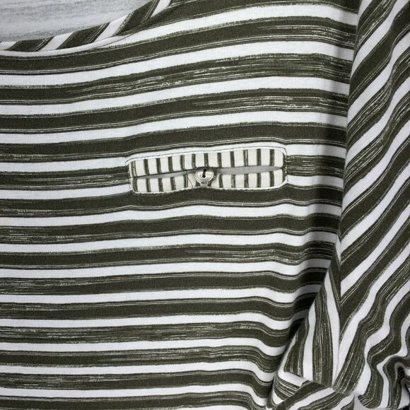 Croft Barrow Womens 3X Tunic Top 3/4 Roll Tab Sleeve Summer Beach Stretch - Picture 3 of 7